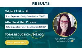 Webinar sign-up page: College Hacks for Parents entry by boukeroui