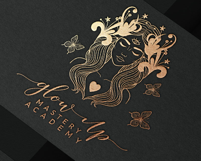 Logo Design for Glow Up Mastery Academy