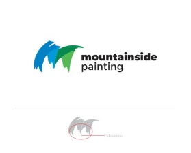Mountainside Painting entry by Dedde Doro