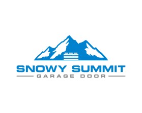 Snowy Summit Garage Door entry by LeVi