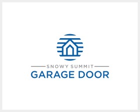 Snowy Summit Garage Door entry by Billahi