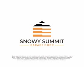 Snowy Summit Garage Door entry by Superkin