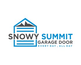 Snowy Summit Garage Door entry by mulia