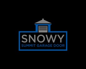 Snowy Summit Garage Door entry by Grapick