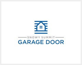 Snowy Summit Garage Door entry by Billahi