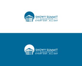 Snowy Summit Garage Door entry by CrissONE
