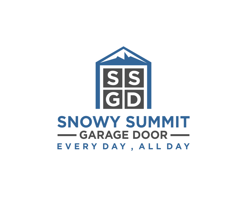 Logo Design for Snowy Summit Garage Door