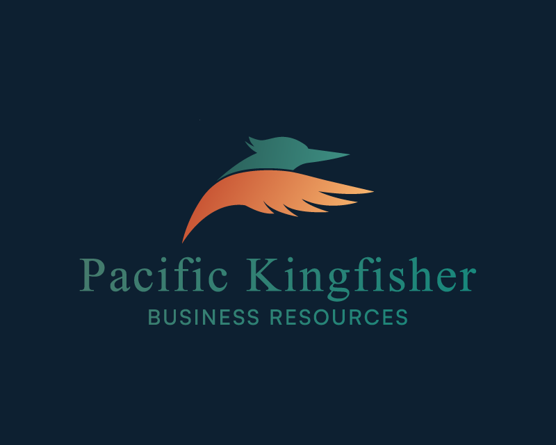 Logo Design for Pacific Kingfisher Business Resources
