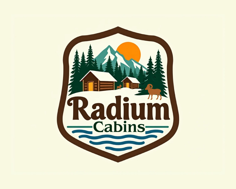 Logo Design for Radium Cabins