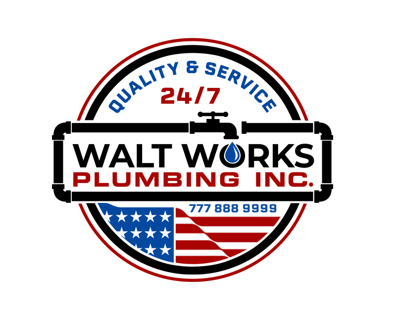 Logo Design for Walt Works Plumbing Inc.