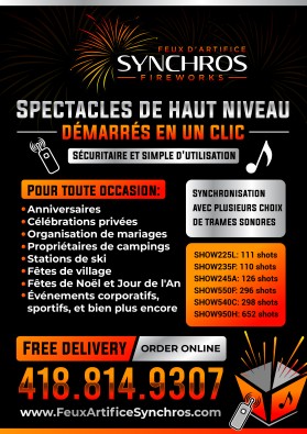 Synchros Fireworks entry by Unik Media