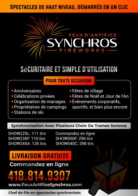 Synchros Fireworks entry by Unik Media