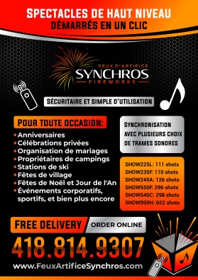 Synchros Fireworks entry by Unik Media