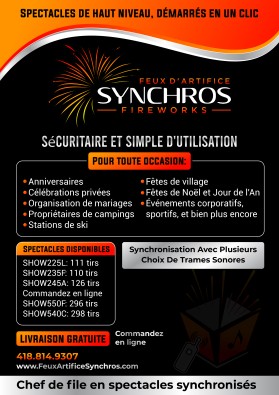 Synchros Fireworks entry by Unik Media