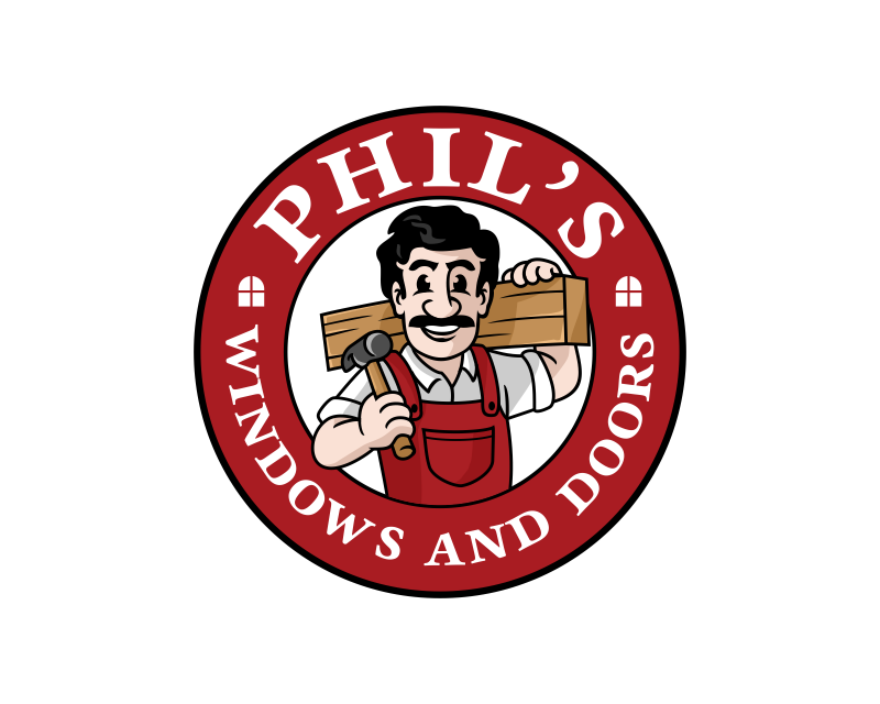 Logo Design for Phil's discount windows and doors