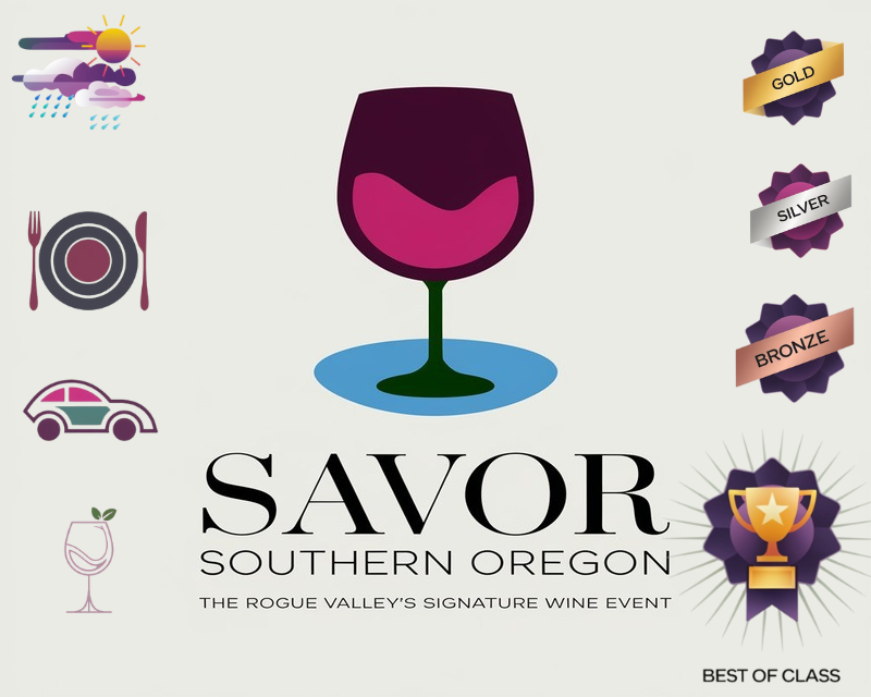 Logo Design for Savor Southern Oregon