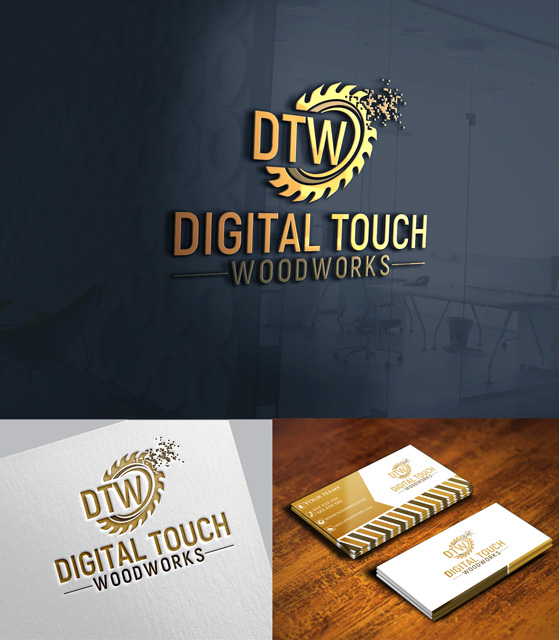 Logo Design for Digital Touch Woodworks