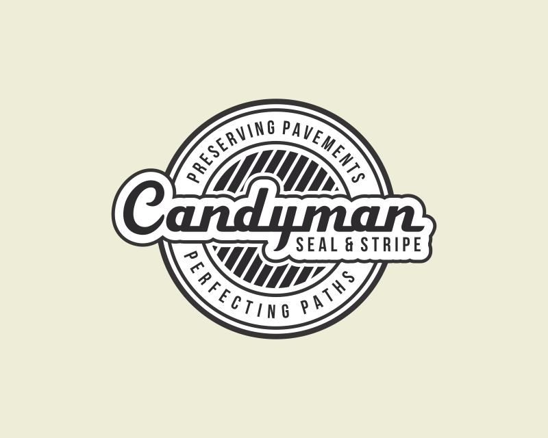 Logo Design for Candyman Seal and Stripe