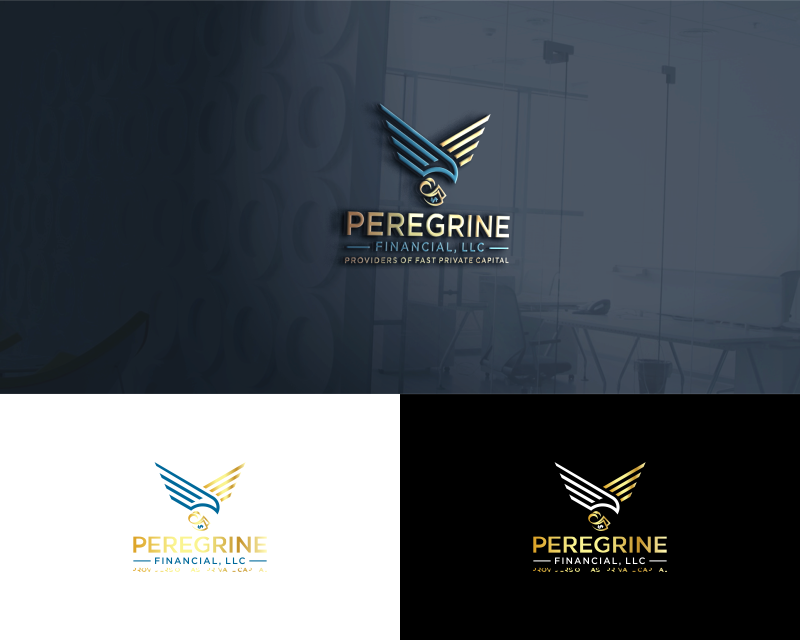 Logo Design for peregrinefaincellc.com. (Peregrine Financial, LLC)