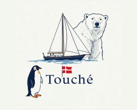 Design for decal to put on a boat and printed or embroidered on clothing entry by amdesigns