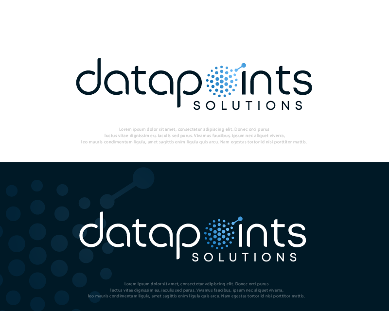 Logo Design for Data Points Solutions