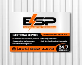 Banner Ad Design Entry 3578678 submitted by Armchtrm to the contest for Electrical Service Professionals Logo Banner Refresh run by ESP
