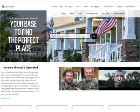VetHomeSearch.com mobile header entry by Di-sign
