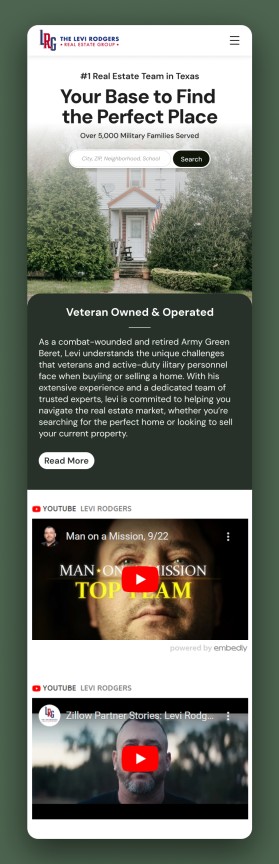 VetHomeSearch.com mobile header entry by arvinatic