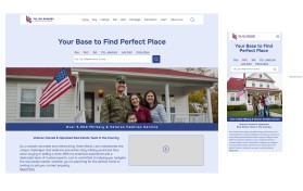 VetHomeSearch.com mobile header entry by Oxan