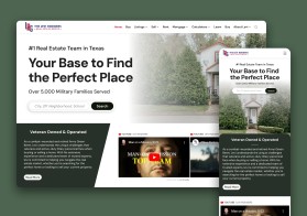VetHomeSearch.com mobile header entry by arvinatic