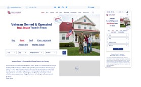 VetHomeSearch.com mobile header entry by Oxan