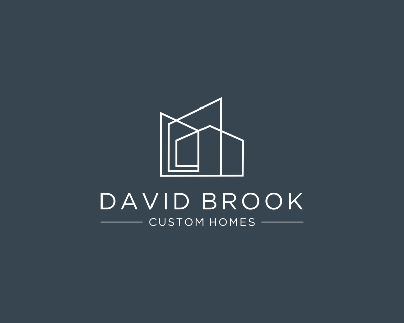 Logo Design for David Brook Custom Homes