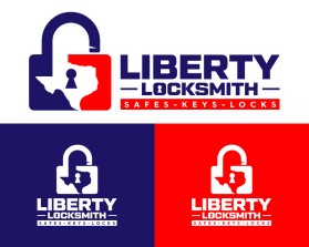 Winning entry: Liberty Locksmith entry by boukeroui