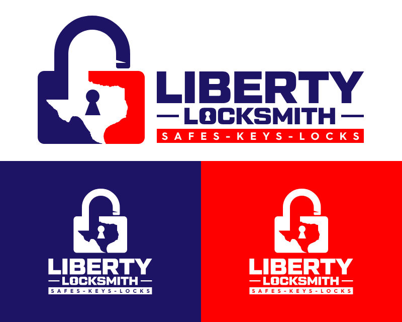 Logo Design for Liberty Locksmith
