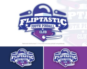 Fliptastic Youth Pinball Club entry by Wearfaust Graphik