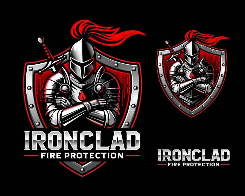 Logo Design for Ironclad Fire Protection