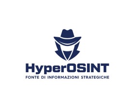 Logo for new company named HyperOSINT that work in investigative area entry by boukeroui