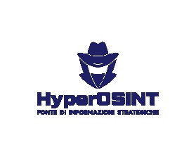 Logo for new company named HyperOSINT that work in investigative area entry by boukeroui