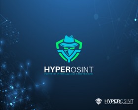 Logo for new company named HyperOSINT that work in investigative area entry by dwi nugroho