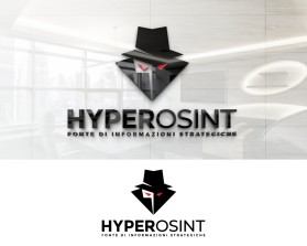 Logo for new company named HyperOSINT that work in investigative area entry by Recrod Viente