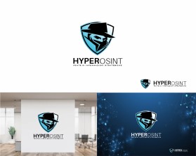 Winning entry: Logo for new company named HyperOSINT that work in investigative area entry by dwi nugroho