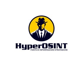 Logo for new company named HyperOSINT that work in investigative area entry by Dendi Reinhart Denes