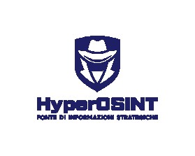 Logo for new company named HyperOSINT that work in investigative area entry by boukeroui