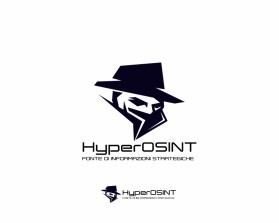Logo for new company named HyperOSINT that work in investigative area entry by dwi nugroho