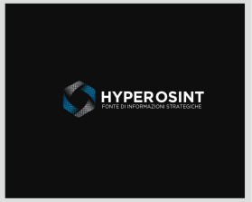 Logo for new company named HyperOSINT that work in investigative area entry by adi sam