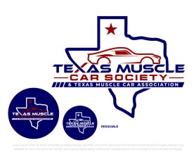 Texas Muscle Car Society      and    Texas Muscle Car Association entry by FXF Creations
