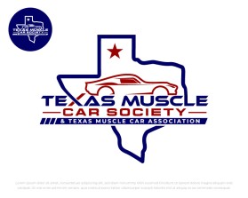 Texas Muscle Car Society      and    Texas Muscle Car Association entry by FXF Creations