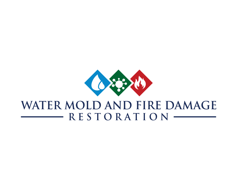 Logo Design for Water Mold and Fire Damage Restoration