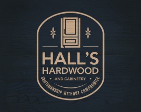 Hall's Hardwood and Cabinetry entry by amar khodrane