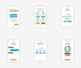Design the Aloha Vibe for AirAi: 6 Mobile-First UI Mockups for Maui Vacation Rental SaaS entry by Ismail ginting
